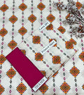 2 Pcs Women's Unstitched Printed Suit
