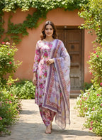 Cotton Lawn Suit Multicolor