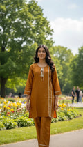 Cotton Lawn Set Lace Work