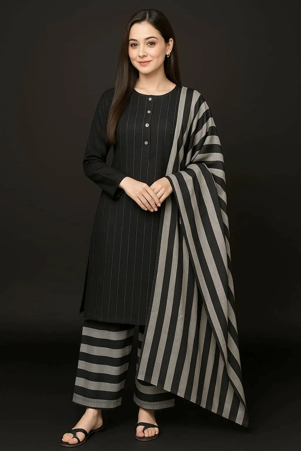 Pcs Women's Unstitched Printed Suit