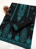 2 Pcs Women Embroidered Cotton Lawn Suit Multicolor