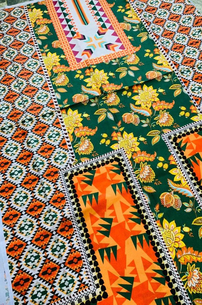 Women Swiss Lawn Printed Shirt Multicolor