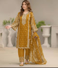 Organza Embroidered Suit