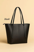 Black Women's Leather Shoulder Bag