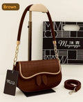 Women's Leather Plain Shoulder Bag