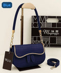 Women's Leather Plain Shoulder Bag