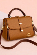 Women's Leather Plain Shoulder Bag