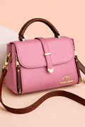 Women's Leather Plain Shoulder Bag