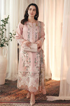 3 Pcs Women's Unstitched Embroidered Suit