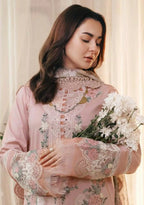 3 Pcs Women's Unstitched Embroidered Suit