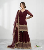Shamoz Silk Suit for Party Wear