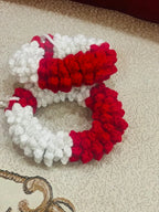 Handmade Crochet Red White Set