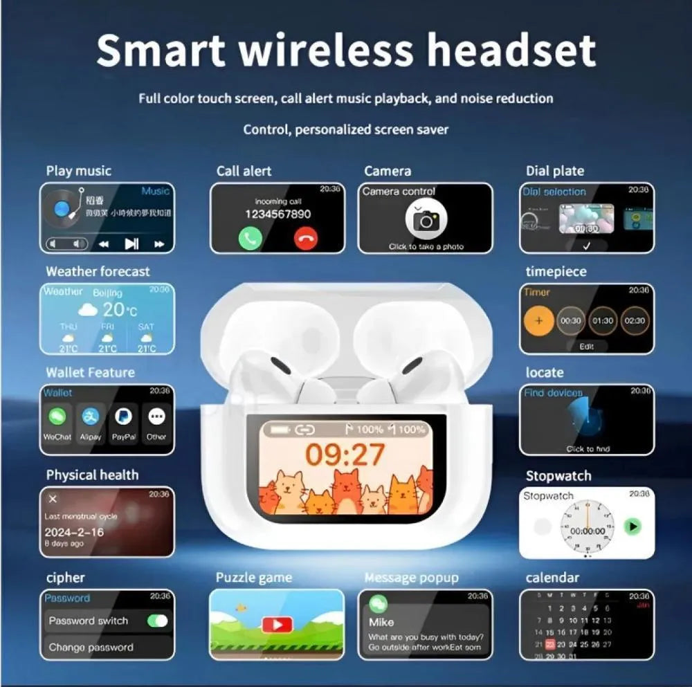 Earbuds with Touch Screen