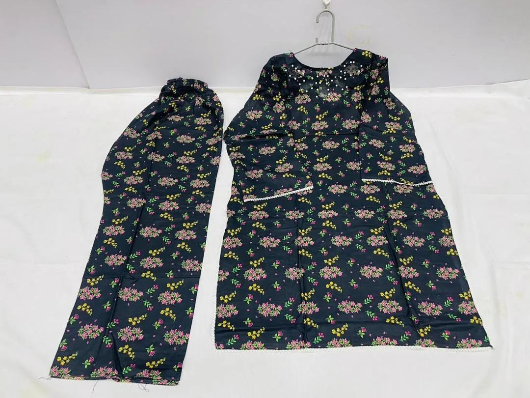 Lawn Digital Print Shirt And Trouser with Handmade Neck