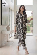 Silky Lawn Printed Shirt And Trouser