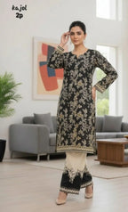 Silky Lawn Printed Shirt And Trouser