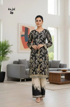 Silky Lawn Printed Shirt And Trouser