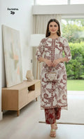 Silky Lawn Printed Shirt And Trouser