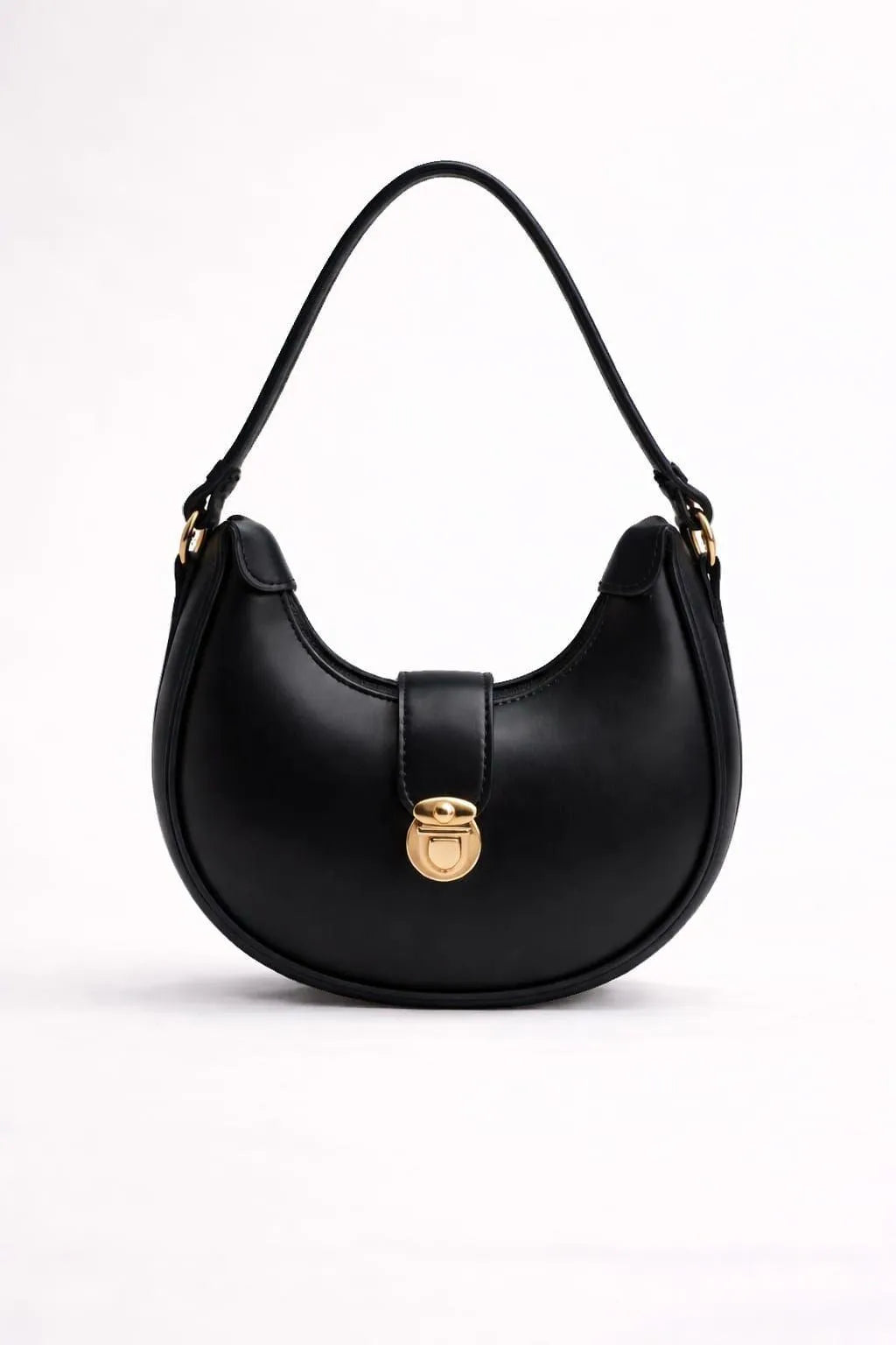 Girl's Leather Plain Shoulder Bag