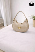Girl's Leather Plain Shoulder Bag