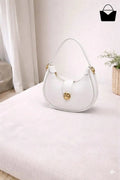 Girl's Leather Plain Shoulder Bag