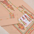 Beige Embroidered Women's 3 Pcs Lawn Suit Set