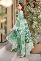 Turquoise Digital Print Lawn 2Pcs Women Suit