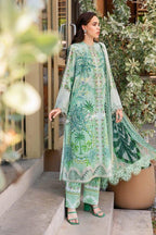 Turquoise Digital Print Lawn 2Pcs Women Suit