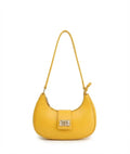 Yellow PU Leather Girl's Shoulder Bag
