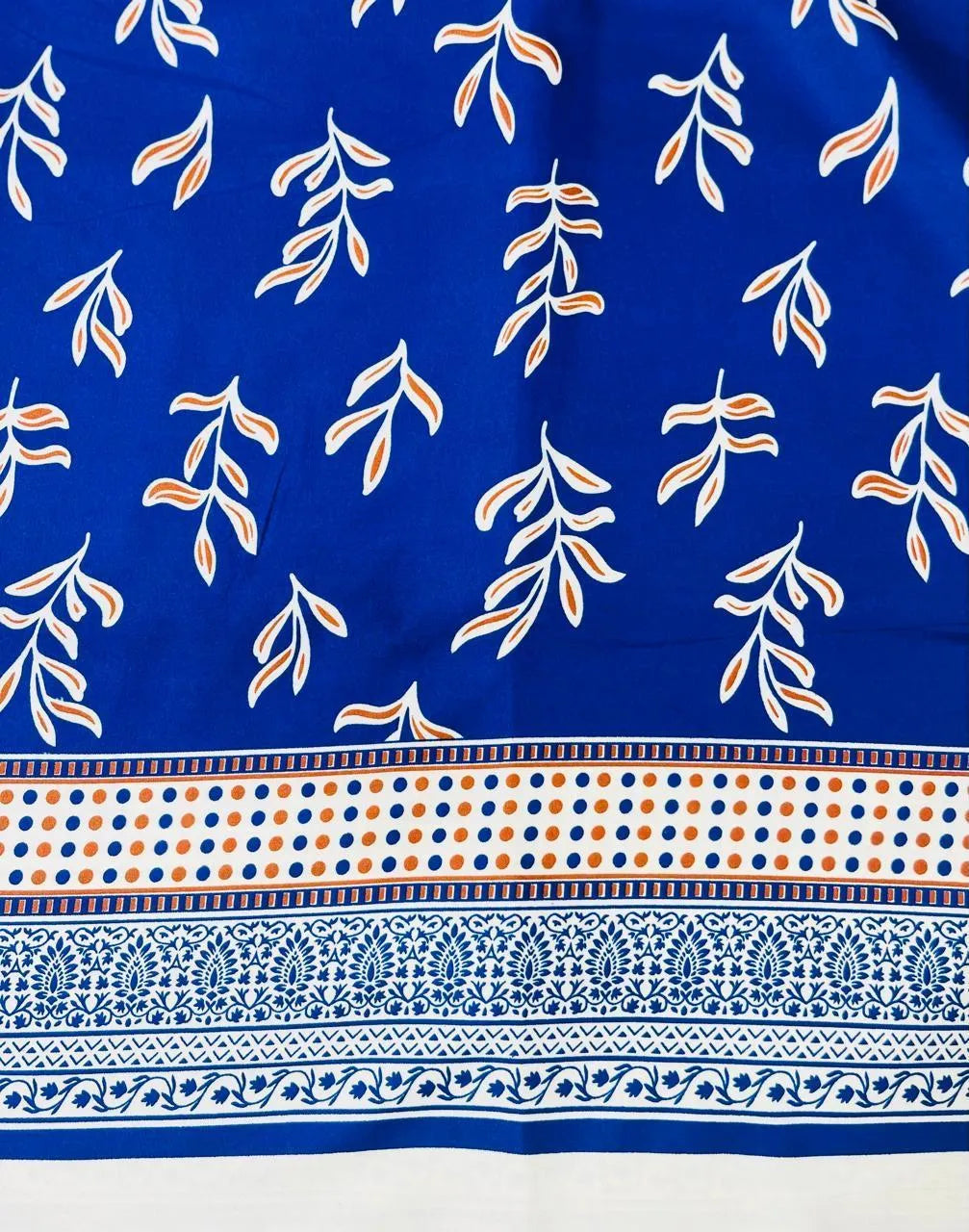 2 Pcs Women's Unstitched Printed Suit