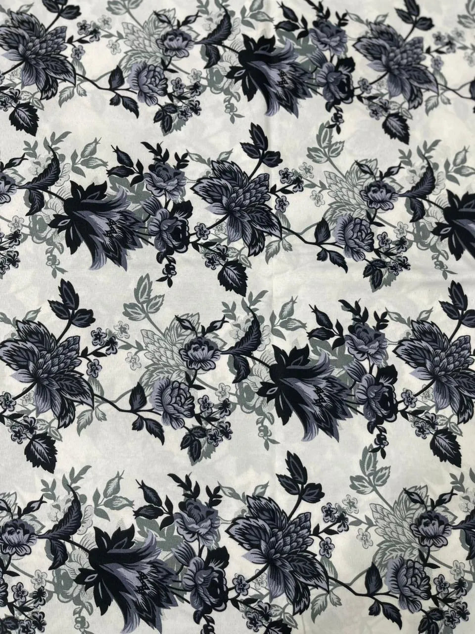 2 Pcs Women's Unstitched Printed Suit