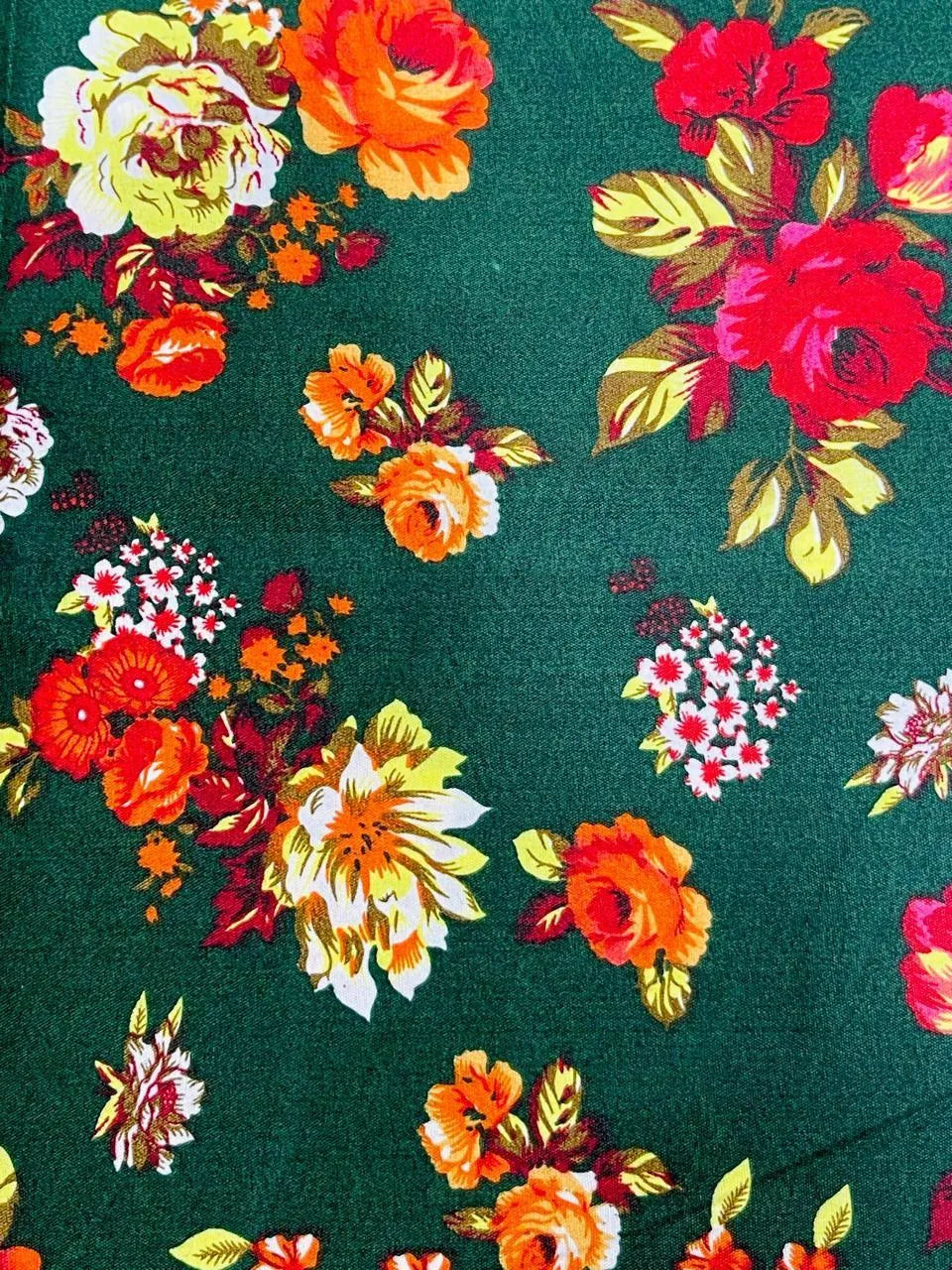 2 Pcs Women's Unstitched Printed Suit