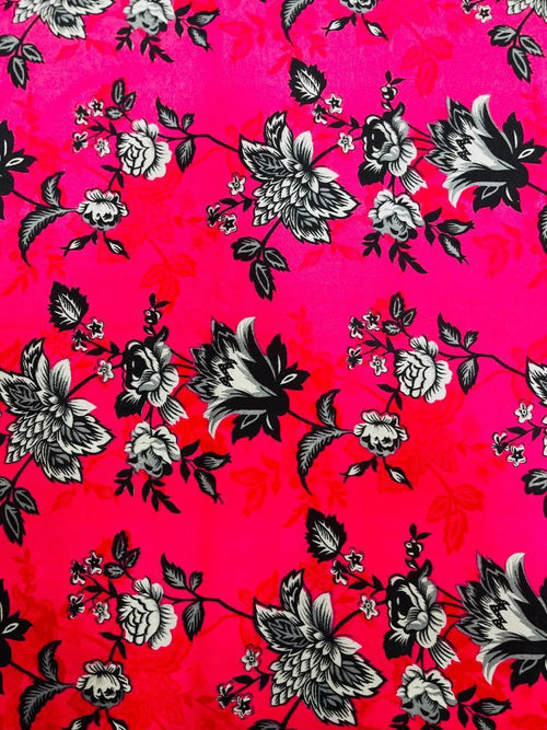 2 Pcs Women's Unstitched Printed Suit
