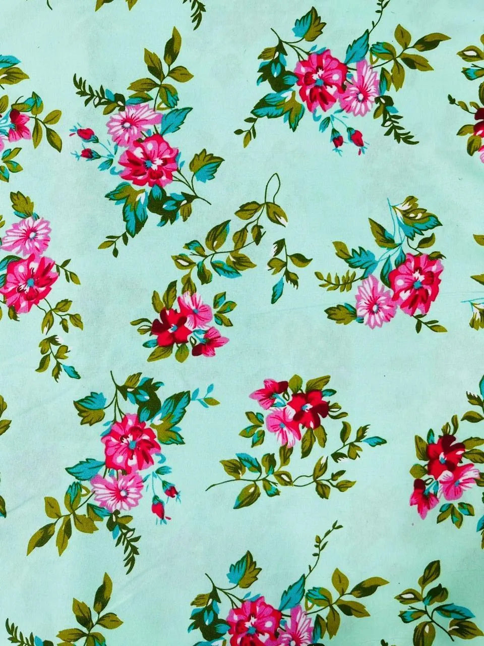 2 Pcs Women's Unstitched Printed Suit