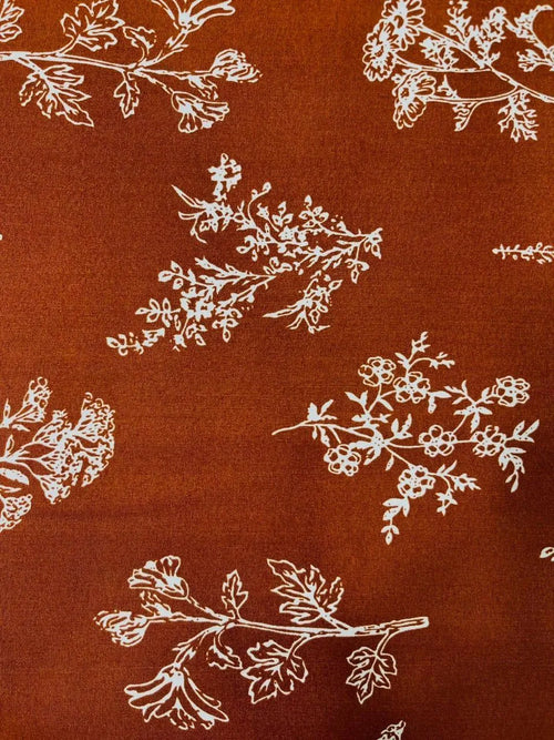 2 Pcs Women's Unstitched Printed Suit