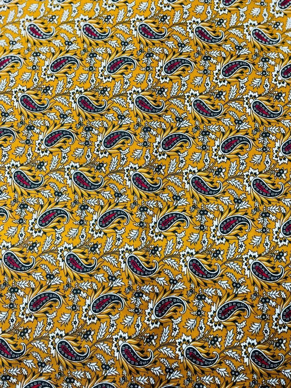 2 Pcs Women's Unstitched Printed Suit
