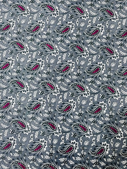 2 Pcs Women's Unstitched Printed Suit