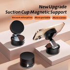 360 Degree Magnetic Phone Holder Black ABS