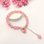 Multicolor Crystal Butterfly Charm Bracelet for Women