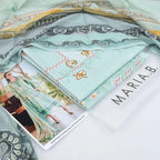 3 Pcs Women's Unstitched Digital Print Suit