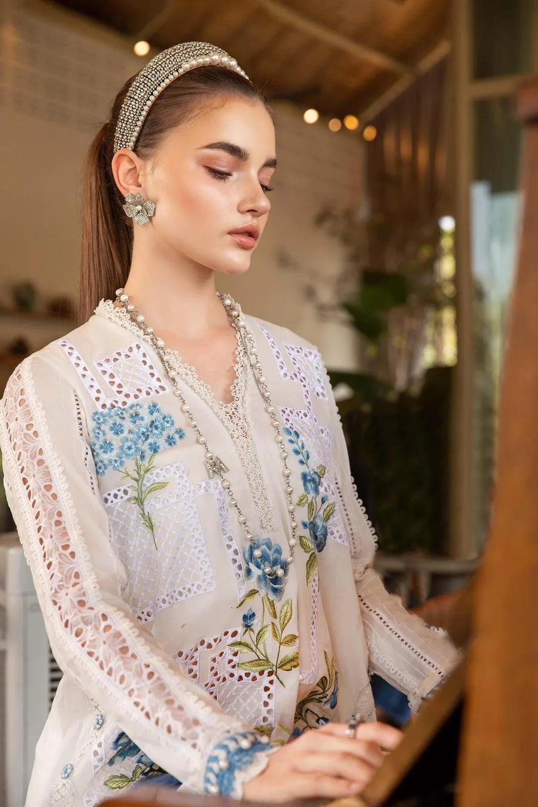 3 Pcs Women's Unstitched Digital Print Suit