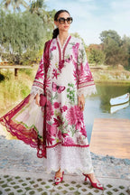 3 Pcs Women's Unstitched Digital Print Suit