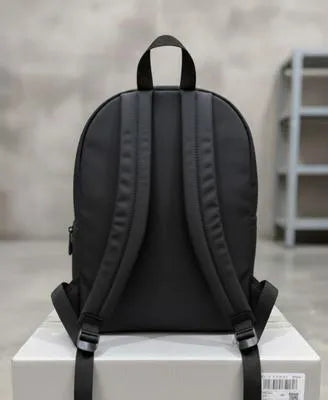 Black Nylon Multipurpose Backpack 17x12x6"