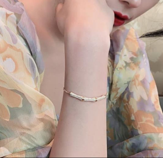 Gold Plated Charm Bracelet for Women Bridal Wear