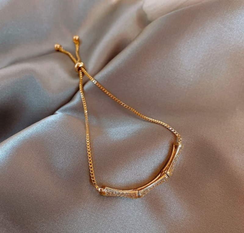 Gold Plated Charm Bracelet for Women Bridal Wear