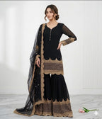 Shamoz Silk Suit for Party Wear