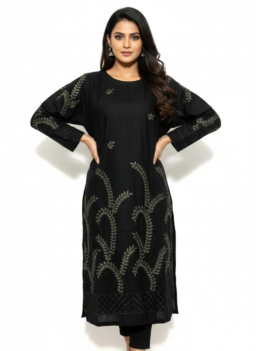 Women's Stitched Lawn Embroidered Shirt