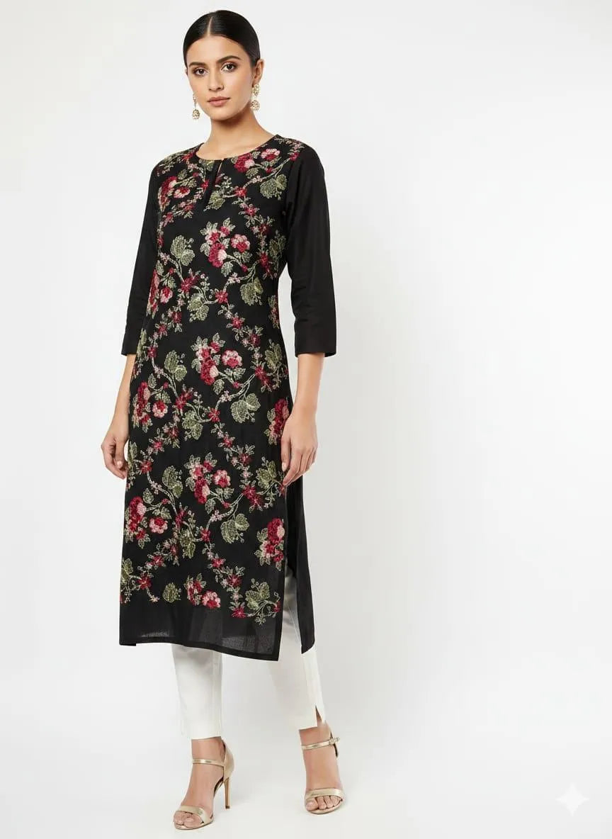 Women's Stitched Lawn Embroidered Shirt