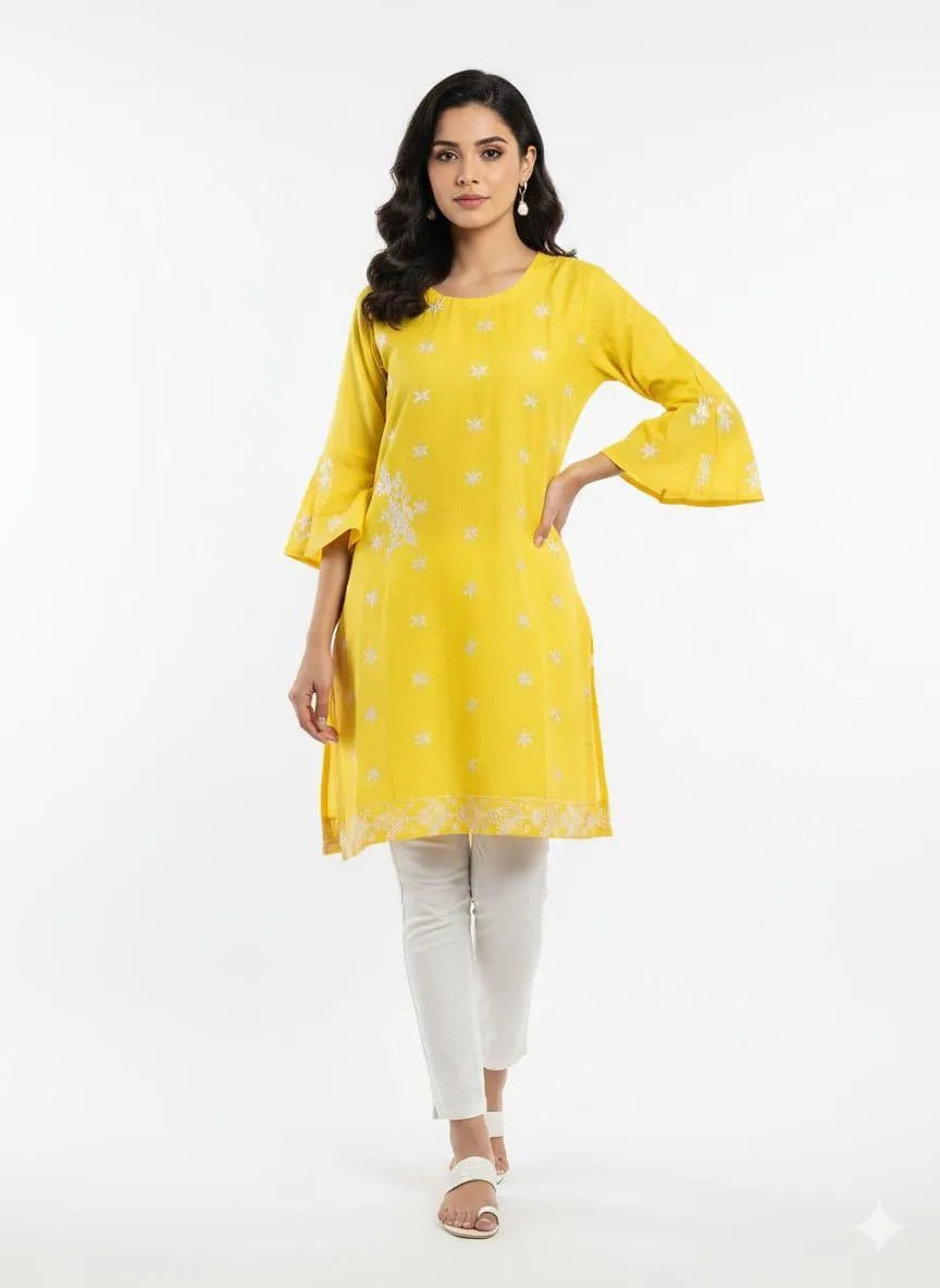 Women's Stitched Lawn Embroidered Shirt