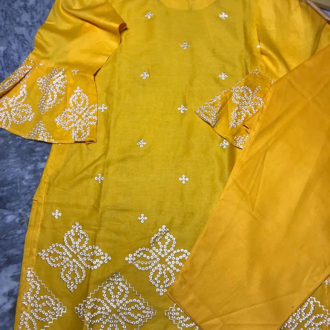 Women's Stitched Lawn Embroidered Shirt